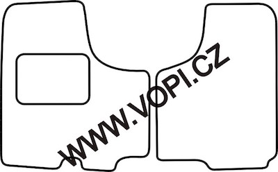 Autokoberce Opel Vivaro přední sada 07/2001 - 08/2014 Colorfit (3427)